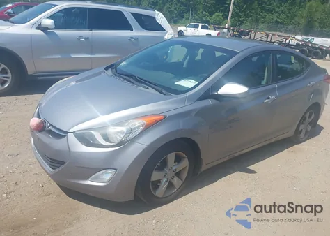 2013 Hyundai Elantra Gls from USA, damaged, VIN KMHDH4AE1DU782900